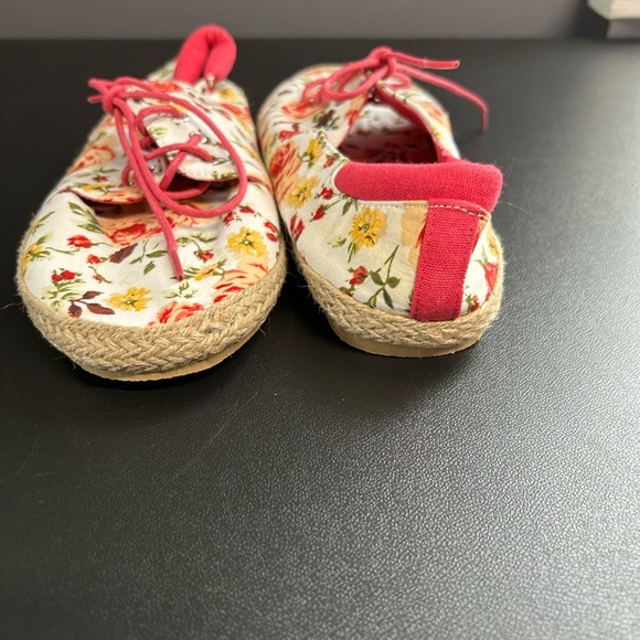 Sophie Sue Women's 10 Floral Espadrille Sneakers Canvas Lightweight Cottagecore - Picture 6 of 12